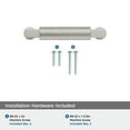 thumbnail image 4 of Amerock Balata 3 inch (76mm) Center-to-Center Satin Nickel Cabinet Pull, 4 of 6