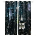 thumbnail image 2 of New York City Night View Curtains For Living Room Modern Window Curtains For Bedroom Curtains Drapes Blinds, 2 of 5