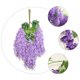 thumbnail image 4 of KALLORY 12Ud Wisteria Artificial De Seda Para Colgar En Pared Puerta O Con Apariencia Natural, 4 of 8