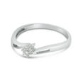 thumbnail image 3 of 10K White Gold Diamond Cluster Ring, 3 of 6