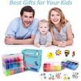 thumbnail image 2 of 25,000 pcs Fuse Beads Kit 26 Colors 5MM, Including 127 Patterns, 4 Big Square, 1 Heart Pegboards, 1 Flower Ironing Paper, Tweezers, Beads Compatible by INSCRAFT, 2 of 7