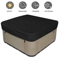 thumbnail image 1 of SZTXJ Garden Hot Tub Cover 231*231*30cm Black, 2100D Oxford Fabric, Waterproof Dustproof Anti-UV, for Outdoor Spa Bathtub, Outdoor Spa Bath Hood, 1 of 5