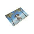 thumbnail image 3 of MKHERT Funny Elephant Tropical Beach with Palm Tree Doormat Rug Home Decor Floor Mat Bath Mat 23.6x15.7 inch, 3 of 3