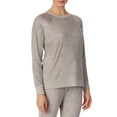 thumbnail image 2 of Secret Treasures Women's and Women's Plus Velour Long Sleeve Crew-Neck Top, 2 of 5