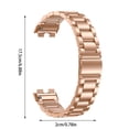 thumbnail image 3 of Stainless Steel Wristwatch Strap Upgrade Your Style With Detachable Tool Included, 3 of 4
