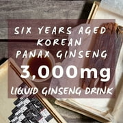 Sipnutri Korean Red Ginseng Extract Liquid Drink 3000mg - Boost Energy, Non-GMO Ginseng Extract for Improved Health Boost Energy, Vitality, Focus, and Immunity 10ml x 10 Packets