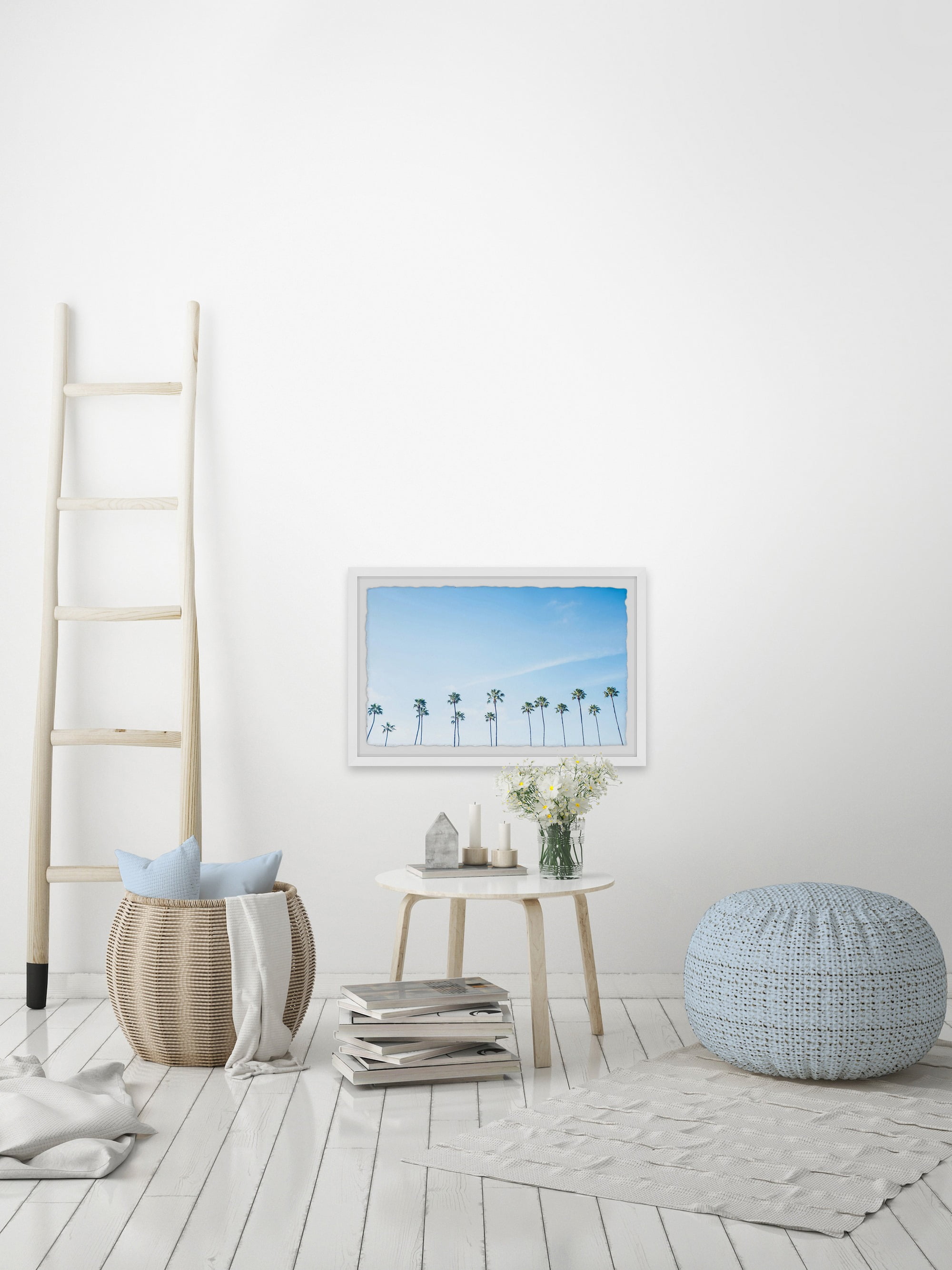 Marmont Hill Reaching for the Sky Framed Wall Art, 1.50" x 12.00"