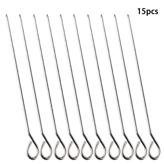 ACDANC Turkey Lacers,Stainless Steel Skewers Turkey Pins,Bbq Tool Bbq Needle Skewer,1.8*15