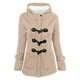 thumbnail image 2 of Chaquetas y abrigos casuales con capucha de manga larga para mujer, chaqueta con capucha cálida de invierno, abrigo de manga larga con capucha y bolsillo para mujer, 2 of 9