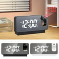 thumbnail image 1 of Xihbxyly Reloj de Pared Led de 17,3 Pulgadas, Despertador con Proyección Multifuncional, Pantalla Led Grande, Monitor de Temperatura y Humedad, Cargador Usb, Funcionamiento Silencioso, Ideal para Cas, 1 of 5