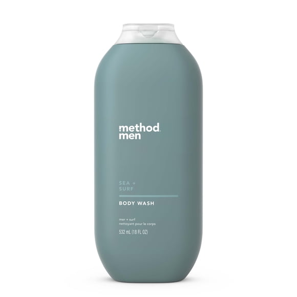 Método de lavado corporal Sea + Surf para hombre, 530 ml, sin parabenos y ftalatos