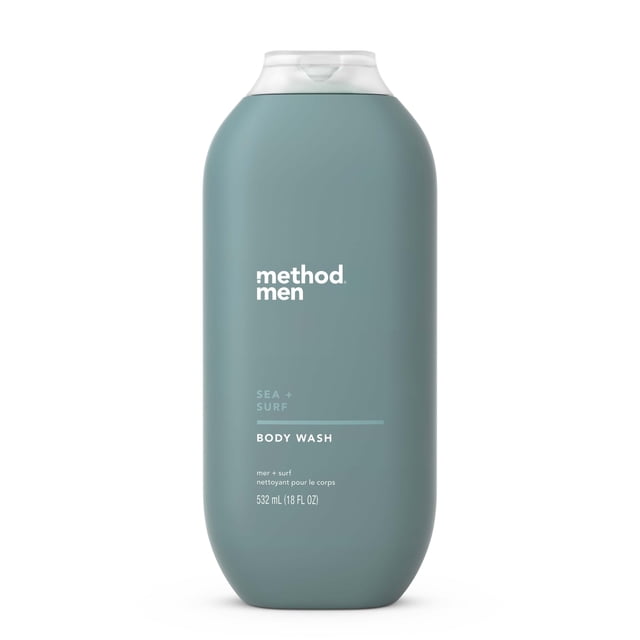 Método de lavado corporal Sea + Surf para hombre, 530 ml, sin parabenos y ftalatos