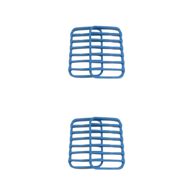 Wosthever 2 rejillas para asado de silicona, fáciles de limpiar, antiadherentes, para asar a alta temperatura Type1 NO1
