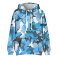 thumbnail image 4 of FOPSUFGWFO Camo Hoodies for Men Daily Wear Soft Drawstring Long Sleeve Pullover Tops Fall Winter Wear Sweatshirts With Pockets M, 4 of 5