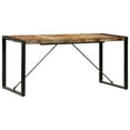 thumbnail image 3 of vidaXL Dining Table 63"x31.5"x29.5" Solid Reclaimed Wood, 3 of 10