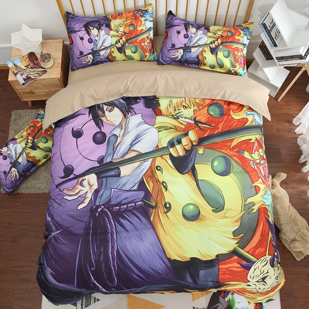 Cool Naruto Bedding Bed Set Twin Full Queen King Size Uzumaki Itachi