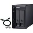 thumbnail image 2 of QNAP TR-002 2 Bay USB Type-C Direct Attached Storage (DAS) with Hardware RAID (Diskless) (TR-002-US), 2 of 3