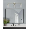 thumbnail image 3 of 205-SN-G51 Innovations Lighting Bell - 3 Light Bath Vanity In Industrial Style-11 Inches Tall and 30 Inches Wide-Brushed Satin Nickel Finish-Matte, 3 of 4