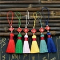 thumbnail image 2 of U8MO 5pcs 5cm Tassel Trim Craft Chinese knot Tassels Pendant for bookmark HanFu-Pink-5pcs, 2 of 9