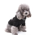 thumbnail image 3 of Halloween Dog Sweaters Sets Black Skull and Bones Boo Puppy Dog Clothes Pet Knitwear for Dog Cat Pet Costume-M, 3 of 7