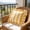 F, variant on Striped Velvet Ruffled Throw Pillow - Luxurious Decorative Cushion for Sofa, Couch, and Chair - Perfect for Home Interior Decor and Cozy Living Spaces