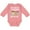 Mauve, variant on Inktastic My Great Grandpa Loves Me with Sloth and Hearts Boys or Girls Long Sleeve Baby Bodysuit