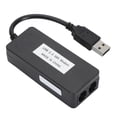 thumbnail image 4 of USB 56K External Dial Up Fax Data Modem Dual RJ11 Ports Support Caller ID Computer Laptop Fax Modem for Windows for LINUX, 4 of 5