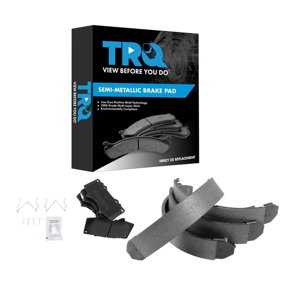 TRQ Front Brake Pads Semi Metallic Fits 2003-2006 Toyota Tundra