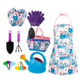 thumbnail image 2 of Kits de jardinería para niños,juego de herramientas de jardín para niños regadera pala rastrillo,Juego de herramientas de jardinería para niños Juguetes al aire libre con Cola Kits de jardinería para niños, 2 of 8