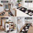 thumbnail image 5 of Black Chicken Rooster Pattern Kitchen Rugs Sets Of 3,Kitchen Runner Rugs Non Skid Washable,Decorative Kitchen Floor Mats for Kitchen,Sink,Laundry,17"x30"+ 17"x47" + 17"x59", 5 of 6