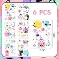thumbnail image 5 of Kreatwow Pastel Halloween Party Decorations 6pcs Pastel Halloween Window Clings Halloween Window Stickers Decorations Ghost Bat Pumpkin Boo Double-Sided Window Decals Macaron Halloween Window Decor, 5 of 6
