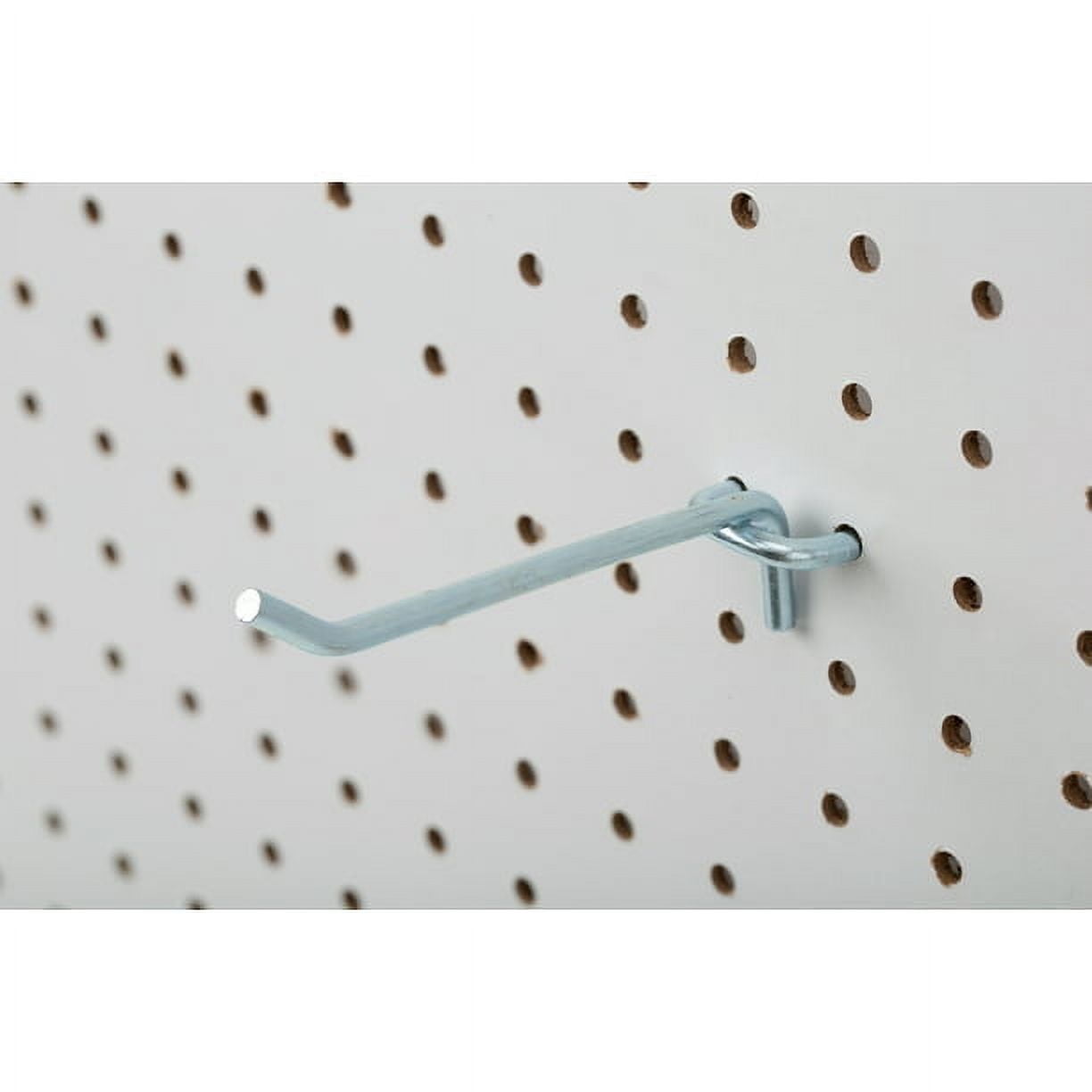 Hyper Tough 4 in, Heavy Duty Steel Pegboard Hook, 3 Pack