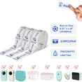 thumbnail image 2 of 14x30mm Thermal Inkless Print Stickers Transparent Self-Adhesive for D & Q Series, 2 of 7