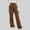 Brown, variant on ATOGUTA Girls Pull On Pants Dress Pants Bell Bottoms School Uniform Leggings Size 5T-15, Khaki