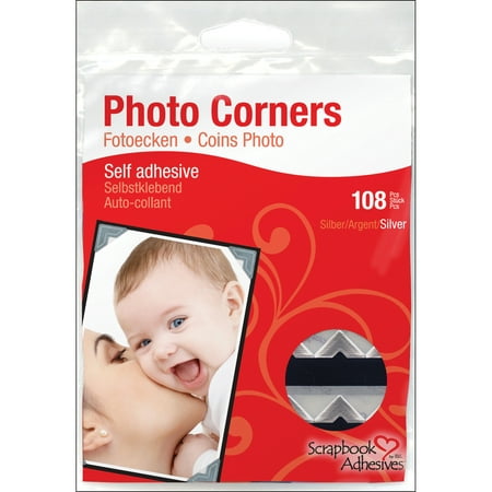 Scrapbook Adhesives Paper Photo Corners Self-Adhesive (Best Adhesive For Photos)