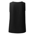 thumbnail image 4 of JFGHDG Women's Sleeveless Tank Tops Cotton Linen Tank Tops for Women Flowy Swing Tee Summer Tshirt Cotton Linen Shirts Tunic Tee Casual Comfy Summer Clothes Black L, 4 of 5