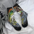 thumbnail image 5 of Xecao fishing bass Pattern Sport Socks for Women and Men Crew Socks Sporty Calf Socks Casual Socks, 5 of 6