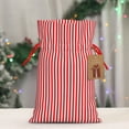 thumbnail image 5 of Naloa Red And White Stripes Drawstring Christmas Bags, 3D Xmas Gift Bags, Christmas Wrapping Bags, Xmas Goodie Bags, Treat Pouch Bags, Party Favor Bags-Medium, 5 of 9