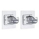 thumbnail image 1 of Soporte de barra de cortina Soporte de poste de gancho de cortinas autoadhesivo (B) 2 piezas, 1 of 7