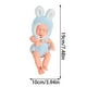 thumbnail image 3 of Muñecas de vinilo suaves para recién nacidos de 7,48 pulgadas con conjunto de ropa que incluye chupete, muñeca realista de aspecto real., 3 of 7
