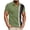 Green, variant on Mens Shirts Big and Tall,Men's Short Sleeve Solid T Shirt Slim Fit Casual Basic Striped Design Tops