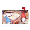 thumbnail image 2 of Gaeub Gnomes Books Tea Cups Waterproof and Sunproof Mailbox Protective Cover Magnetic Mailbox Protrective Cover for Outdoor Home Garden Decor - 25.5x21 in, 2 of 9