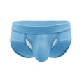 thumbnail image 1 of Calzones Para Hombre, Ropa Interior Cómoda Para El Día A Día, Corte Holgado, Diseño De Color Liso Para Verano Y Otoño, Ideal Para Conjuntos Casuales., 1 of 2