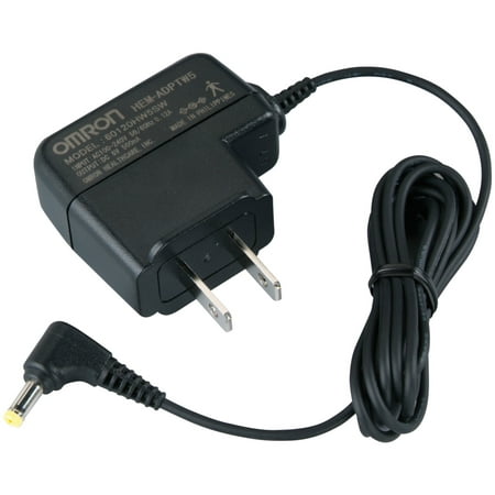 Omron AC Power Adapter, Black Power Supply Cord for Omron Blood Pressure Monitor