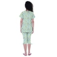 thumbnail image 4 of Moomaya Printed CottonNightwearSet For Womens Top & Capri Pant 2 Piece Sleepwear, 4 of 5