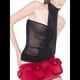 thumbnail image 3 of Blusas Ajustadas Sin Mangas con Cuello Halter, Lazo de Diamante, de Color Liso, para Mujer, Verano y Otoño 2025 Negro L, 3 of 7