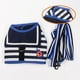 thumbnail image 5 of Pet Dog Clothes Soft Breathable Navy Style Leash Set for Small Medium Dogs Chihuahua Puppy Collar Cat Pet Dog Chest Strap Leash ShopWise Round, 5 of 10