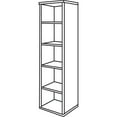thumbnail image 4 of Bush Business Furniture, BSHWC36712, Series C 18W 5 Shelf Bookcase, 1 Each, 4 of 6