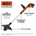thumbnail image 3 of BLACK+DECKER 40V MAX* Lithium String Trimmer, (LST140C), 3 of 18