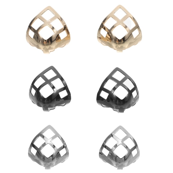 FRCOLOR 3 Pairs Boots Shoes Decor Toe Protector 2.00X2.00X1.70CM